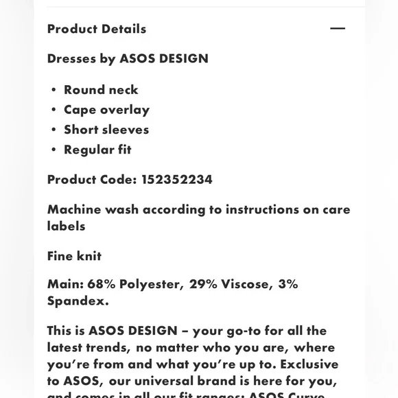 ASOS brown ruched cape overlay mini dress - Picture 6 of 6